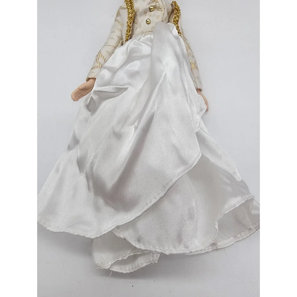 Princess Diana Porcelain Collector Doll Ivory Gown Gold Trim Bolero 11 Inch